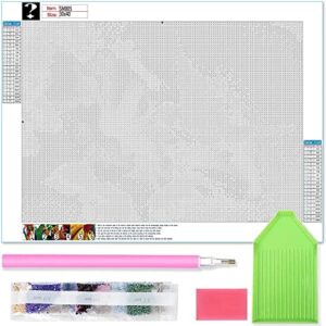 lwzays 6 pack 5d diamond painting kits for adults and kids, diy diamond art kits for adults,diamond paintings full drill landscape diamond painting kit for home wall decor gift 12x16