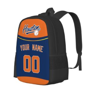 INAOO Backpack Houston Personalized Bags for Men Women Gifts