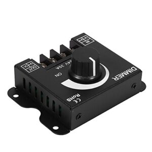 Switch Controller, 12V-24V 30A Led Switch Dimmer Controller Manual Operation for Strip Light Single Color