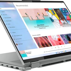 LENOVO Yoga 7i 2-in-1 Laptop 2022, 16" 2.5K Touchscreen, Intel EVO Platform, 12th Core i7-1260P, Iris Xe Graphics, 16GB RAM 512GB SSD, WI-FI 6E Thunderbolt 4 Backlit KB, Windows 11 Pro, COU 32GB USB