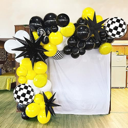 One Happy Dude Balloon Garland, 133pcs Balloons Arch Kits For One Happy Dude Birthday Decoration First Birthday Party Girls Boys 1st Birthday Party Decor Smil-ey Face Party Supplies