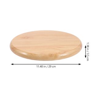 besportble wooden bar stool seat replacement bar stool top 11.6 inch round wood seat replacement stool part accessories repair diy part