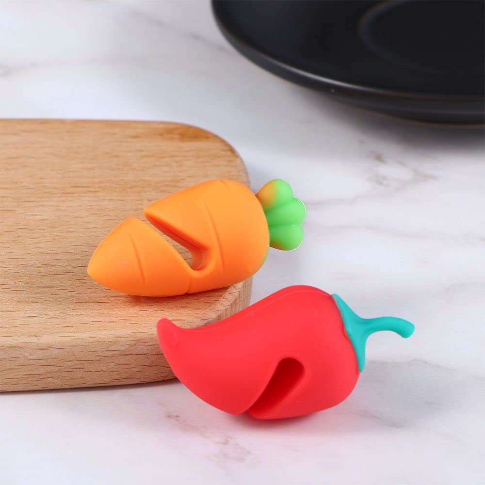 Pot Lid Lifter Silicone Spill Stopper, Pot Cover Lifter, Spill-Proof Pot Lid Rack, Silicone Heat-Resisting Overflow Stoppers Pot Cover Lifter(A)