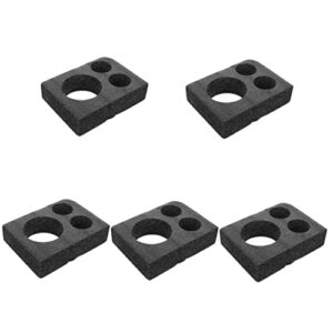 5pcs foam drink holder milk tea tray foam tray cup holder foam cup glass holder milk cup tray takeout coffee cup holder cup carrier coasters for car cup trays bottle rack re-usable