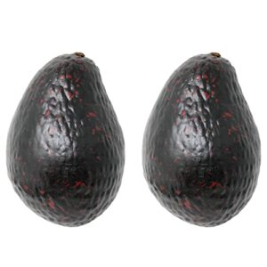 honbay 2pcs fake avocados foam artificial green avocado fruit model ornament simulation vegetable for home party tabletop decoration and photography prop