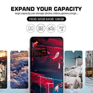 Memory Cards 512GB Micro SD Card with SD Card Adapter High Speed Mini SD Card 512GB Class 10 for Android Smartphone/Digital Camera/Tablet and Drone