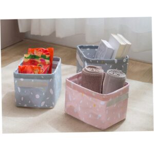 Alipis Desktop Storage Container Cotton Storage Basket 1pc Laundry Storage Container Cloth Storage Basket Sundries Storage Basket Desktop Clothes Cosmetics Storage Basket