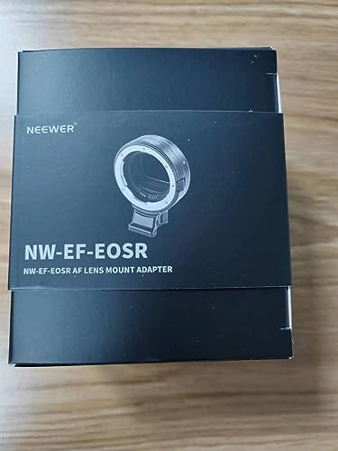 NEEWER EF to EOS R Mount Adapter, EF/EF-S Lens to RF Mount Camera Autofocus Converter Ring Compatible with Canon EOS R Ra RP R6 Mark II R6 R5 R3 R7 R10 R8 R50, Max Load: 4.4lb/2kg, NW-EF-EOSR