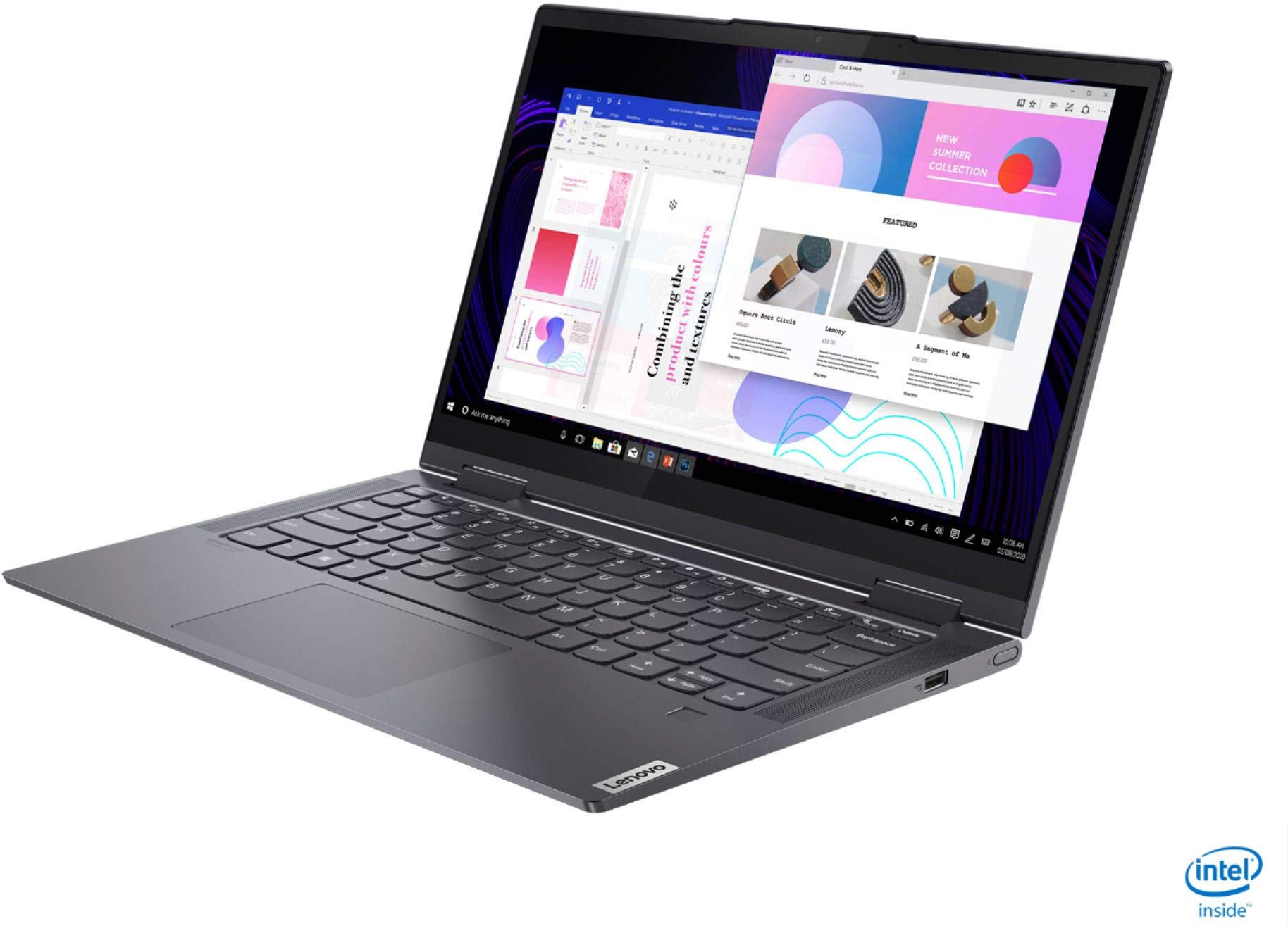 LENOVO Yoga 7i 2-in-1 Laptop 2022 | 14 inch FHD Touchscreen Intel EVO Platform | Intel Core i7-1165G7 Iris Xe Graphics 12GB DDR4 1TB SSD | WiFi 6 Thunderbolt 4.0 Backlit Fingerprint | Win 11 Pro