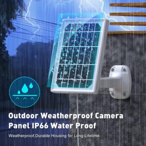 Solar Panel for Ring Camera, Solar Panel Compatible with Ring, for Stick Up Cam Battery (2nd & 3rd Gen) and Spotlight Cam Battery, Solar Panels for Ring-Cam Outdoor Security