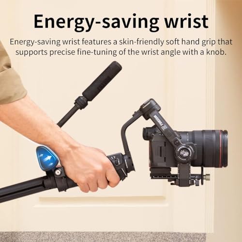 Zhiyun Weebill 3S Combo 3-Axis Gimbal Stabilizer for DSLR and Mirrorless Camera Compatible with Sony Nikon Canon Panasonic LUMIX Extendable Sling Grip Integrated Fill Light PD Fast Charge