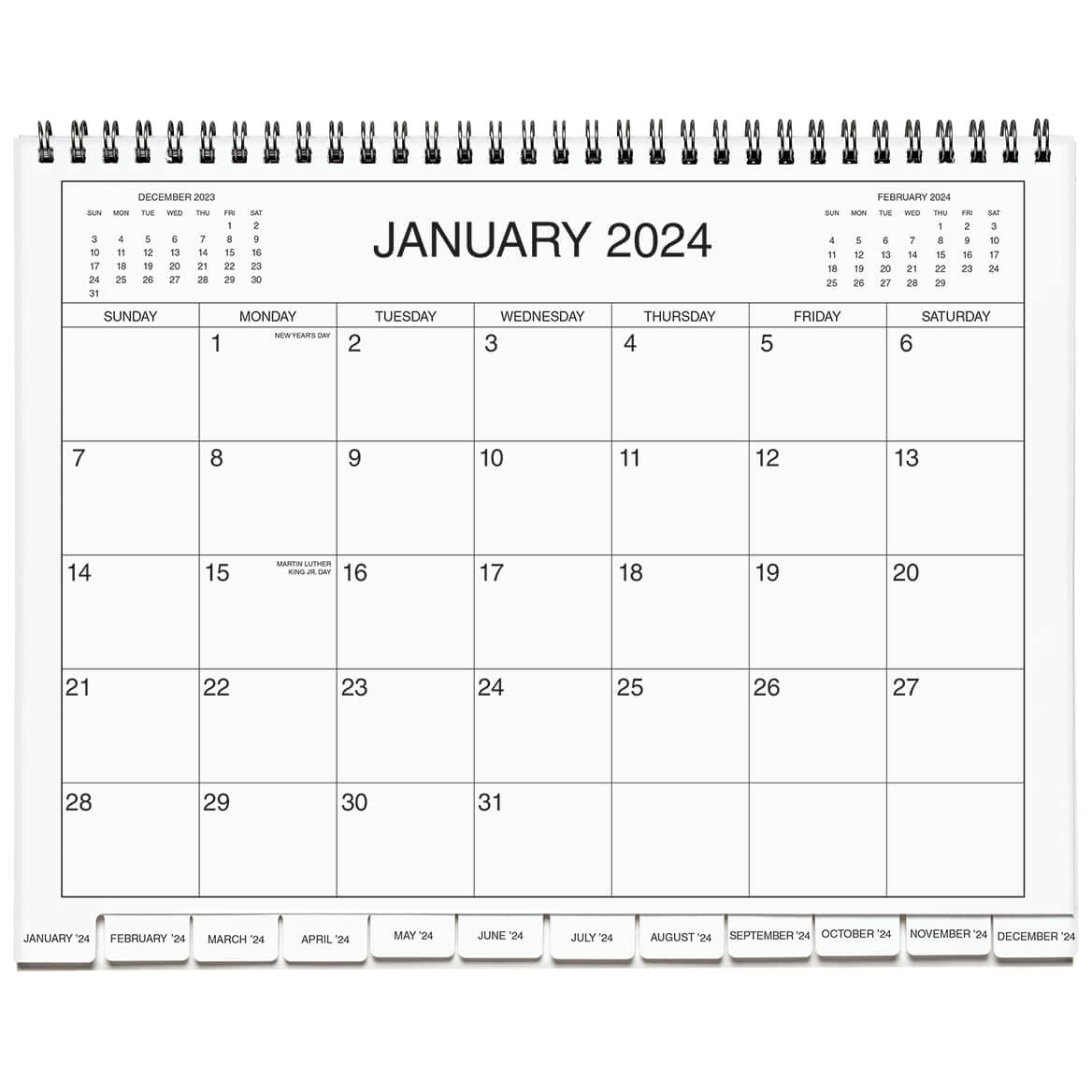 5 Year Calendar Diary 2024-2028