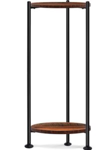 lilybud--lily plant stand indoor outdoor, 30'' tall plant stands for indoor plants, heavy duty indoor plant stands, 2 tier flower stand for living room, balcony, deck