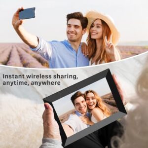 FANGOR 10.1 Inch WiFi Digital Picture Frame 1280x800 HD IPS Touch Screen, Electronic Smart Photo Frame with 32GB Storage, Auto-Rotate, Instantly Share Photos/Videos via Uhale App from Anywhere 2 Pack