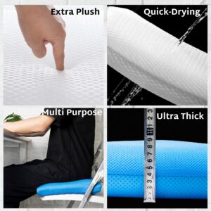 Shower Seat Cushion - Waterproof Cushion for Shower Seat | Bath Pillows Shower Chair for Inside Shower | Quick Drying Bath Seat Cushions for Shower Chairs with Machine Washable Removable Cover