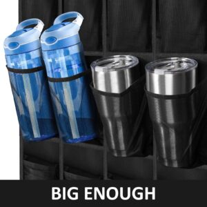 Intersnug Water Bottle Organizer,Water Bottle 24 Holders Over The Door Water Bottle Storage Rack Stanley Cup Organizer Various Sizes Cup Organizer For Kitchen Cabinet Pantry Closet Bedroom Bathroom