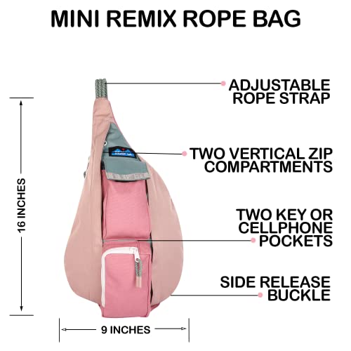 KAVU Mini Rope Remix Bag Sling Pack - Rosebud