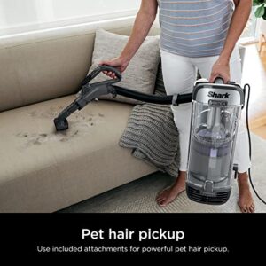 Shark AZ2001AMZ Vertex DuoClean PowerFins Upright Vacuum, with Powered Lift-Away & Self-Cleaning Brushroll, Dark Lilac, 1 qt Dust Cup