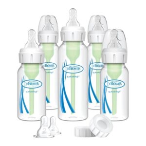 dr. brown’s natural flow® anti-colic options+™ narrow baby bottle newborn gift set