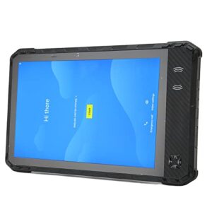 amonida rugged tablet, nfc support outdoor tablet pc ips screen 100‑240v 10000mah for harsh working environments (us plug)