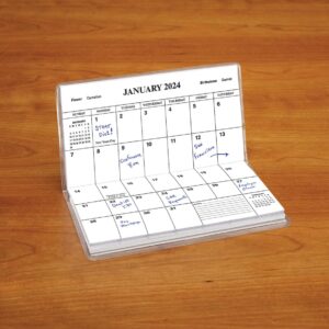 Adirondak Chairs 2 Year Planner, Additonal Space for Notes, Plastic Cover - Measures 6 3/4" Long x3 5/8" Wide