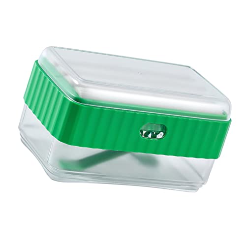 VINGVO Box, Plastic Lathering Tray Decorative for Hotel (Green)