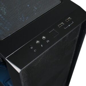 Meshify C Gaming Desktop (Intel i7 14700KF 20-Core 5.4GHz Turbo, RTX 4070 12GB, 2TB NVMe SSD, 16GB DDR4, Win 11H) Gamer Computer PC