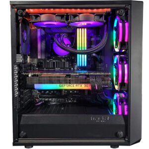 XOTICPC Meshify C Desktop (AMD Ryzen 9 7900X 12-Core 5.6GHz Turbo, 64GB DDR5, 2TB NVMe SSD, RTX 4070 12GB, Win 11H, Wi-Fi 6E) Gaming and Entertainment Liquid Cooled PC