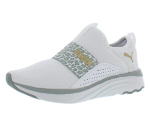 puma softride sophia wild lpro womens shoes size 7, color: white/grey