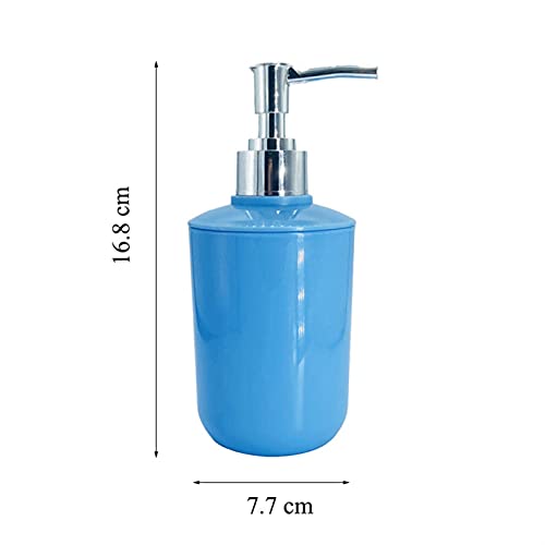 Soap Pump Dispenser Plastic Bottles Liquid Soap Dispensers Bathroom Set Home Decoration Bathroom Accessories，for Home Kitchen Bathroom Hotel Bottles Dispenser (Color : Brown)