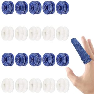 finger bandage 20 pcs finger cots finger protector first aid tubular bandages finger sleeves for finger sprains swelling