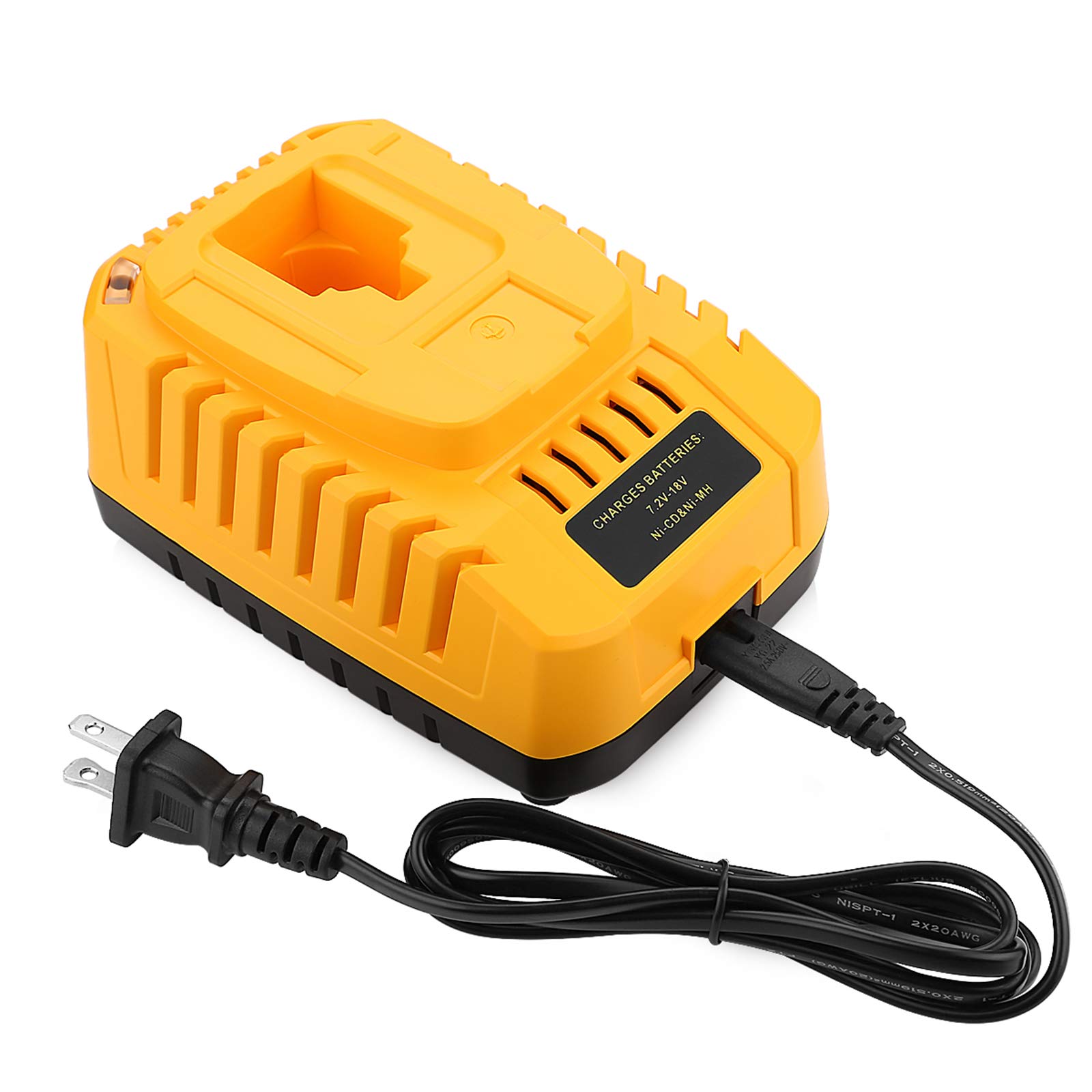 DC9310 Fast Charger Replacement for Dewalt 18V Battery Charger DC9096 DC9098 DC9099 DC9091 DC9071 DE9057 DW9096 DW9094 DW9072 Compatible with Dewalt 7.2V-18V XRP NI-CD NI-MH Battery