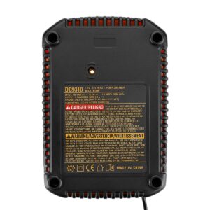 DC9310 Fast Charger Replacement for Dewalt 18V Battery Charger DC9096 DC9098 DC9099 DC9091 DC9071 DE9057 DW9096 DW9094 DW9072 Compatible with Dewalt 7.2V-18V XRP NI-CD NI-MH Battery