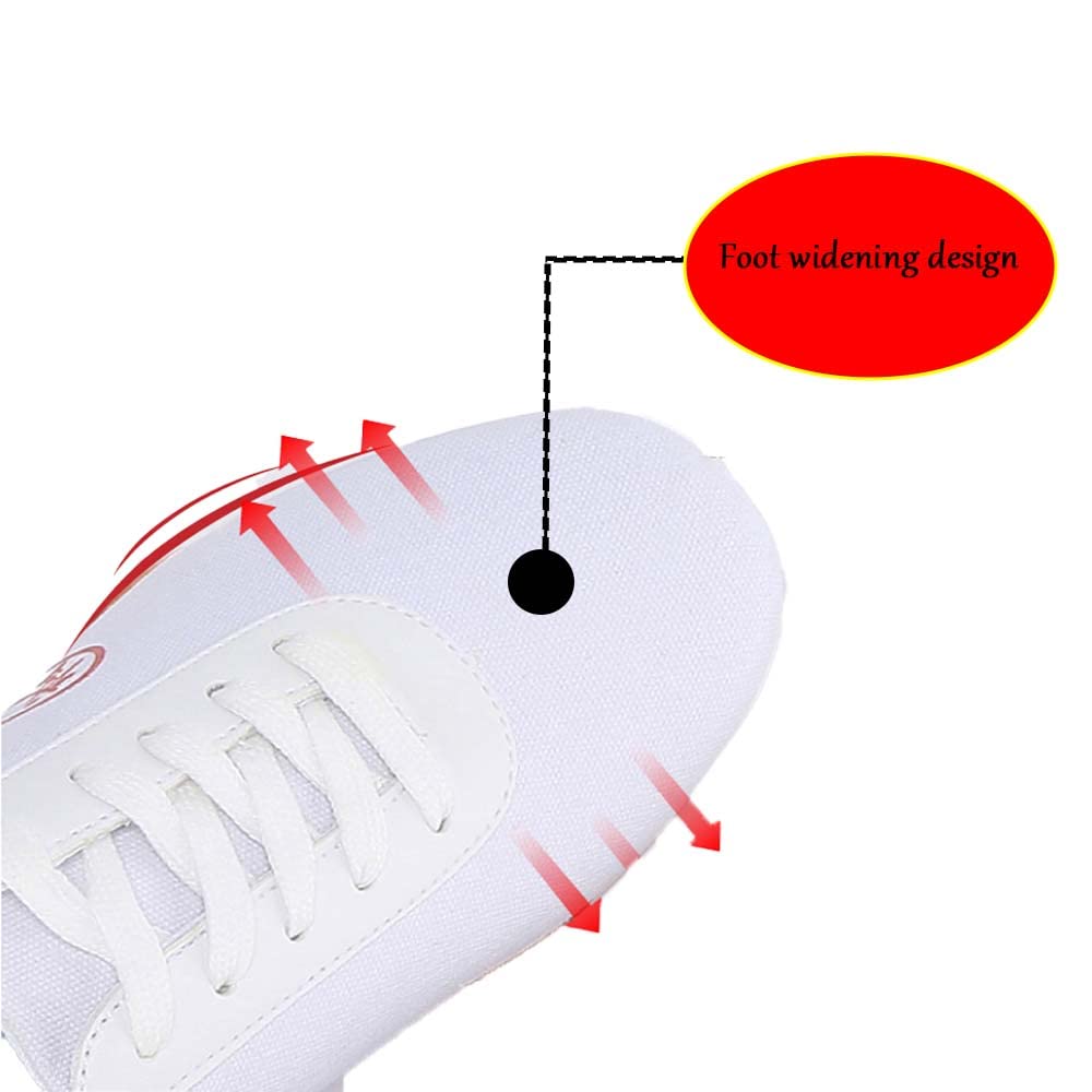 Taekwondo Shoes Martial Arts Sneaker,Ideal for Taekwondo, Karate and Any Martial Art.,White,41