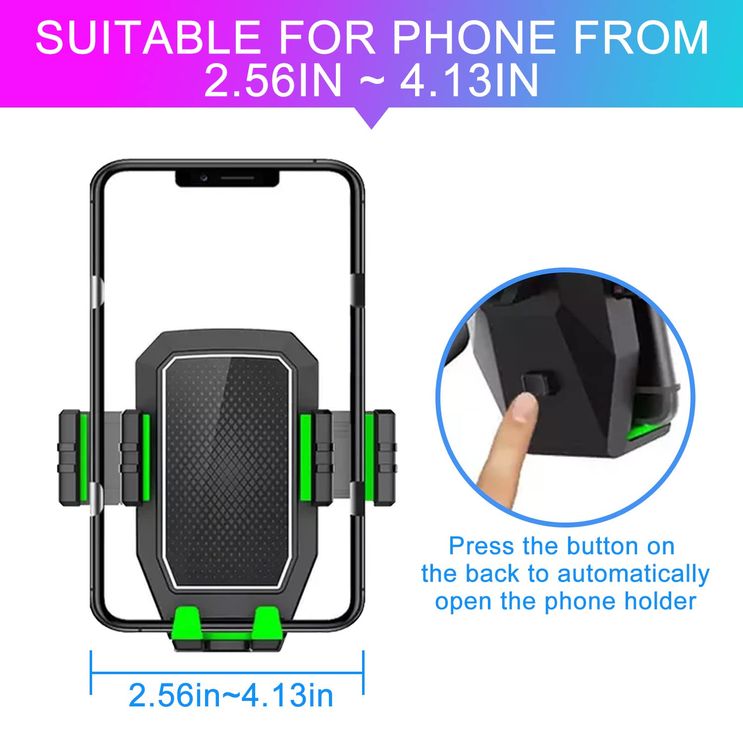 HUMBEST Cup Holder Phone Mount for car ， Phone Mount for car - 360° Rotation Cell Phone Holder car Compatible All Smartphones - Cup Holder Extender for a More Convenient Driving Experience