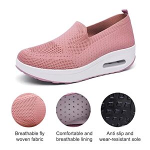 Women's Orthopedic Sneakers, 2023 New Orthopedic Walking Shoes Sandals with Arch Support, Premium Fashion Platform Sneaker Comfortable Walking Shoes for Ladies, Black, 7.5 US