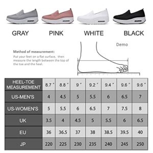 Women's Orthopedic Sneakers, 2023 New Orthopedic Walking Shoes Sandals with Arch Support, Premium Fashion Platform Sneaker Comfortable Walking Shoes for Ladies, Black, 7.5 US