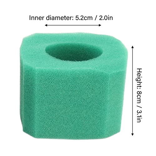 Boxwizard Pool Replacement Filter Sponge - 4pcs Pool Filter Cartridge Sponge Reusable Practical Filter Foam for Pool Pump