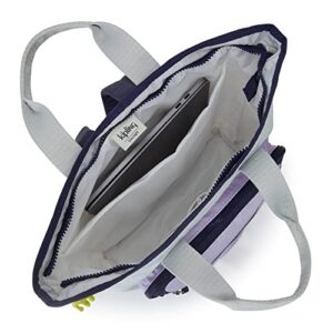 Kipling Sia 15" Laptop Tote Backpack Grey Lilac Bl