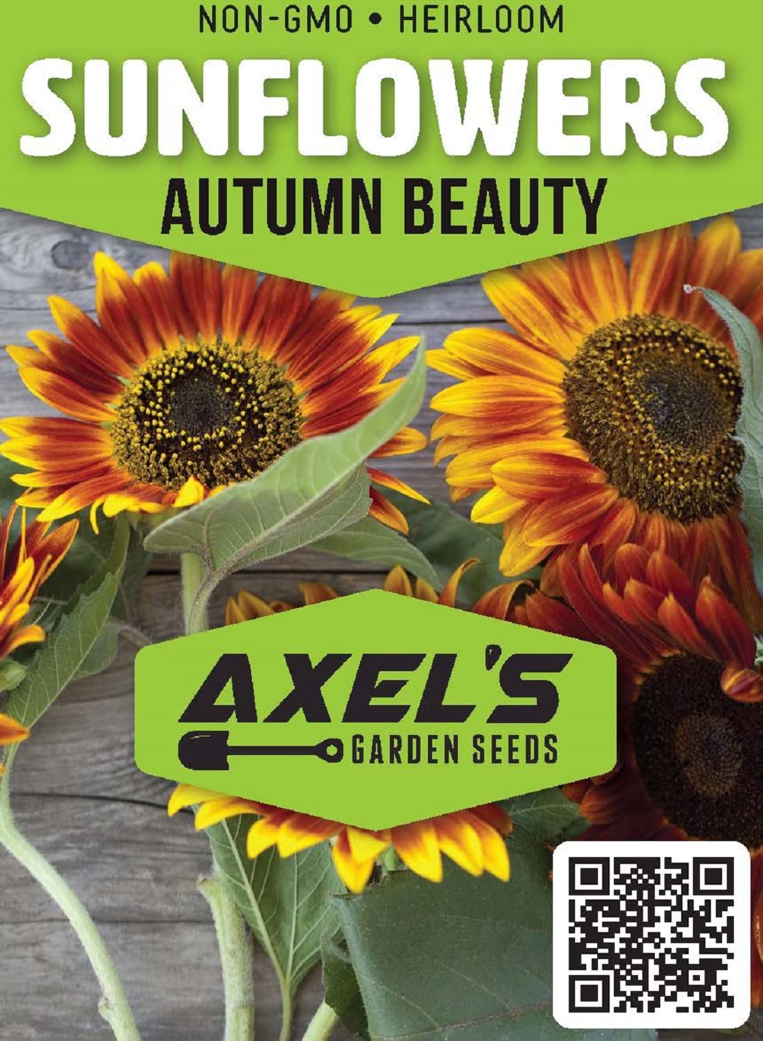 Sunflower Seeds for Planting - Plant & Grow Autumn Beauty Sunflower Mix in Your Home Outdoor Garden - 25 Non GMO Heirloom Seeds - Full Planting Packet with Instructions, 1 Packet