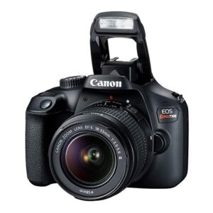 Canon Rebel T100 (EOS 4000D) DSLR Camera w/Canon EF-S 18-55mm F/3.5-5.6 Zoom Lens+ Case + 64GB Memory(28pc Bundle)