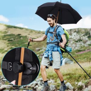 WISHFORU Hands-Free Backpack Umbrella Holder – for Backpack Use, Essential Traveling Accessories for Daily Use