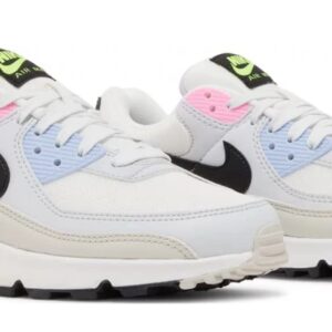 Nike Womens Air Max 90 Pastel Sz 9 Women Summitwhite/Black Light Bone