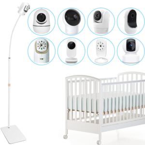 aoztsun 67 inch adjustable height baby monitor floor stand holder for infant optics dxr-8 pro,eufy hellobaby hb65/hb66/hb248,anmeate sm935e or any cameras with 1/4 screw mount