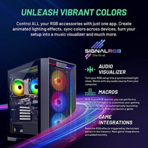 Skytech Gaming Nebula Gaming PC Desktop – Intel Core i3 12100F 3.3 GHz, NVIDIA GTX 1650, 500GB NVME SSD, 16GB DDR4 RAM 3200, 600W Gold PSU, 11AC Wi-Fi, Windows 11 Home 64-bit,Black