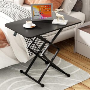 zmycz desk, height adjustable converter, 31.5''x20'' workstation, ergonomic gas desk, sit stand tabletop monitor and laptop riser (black)
