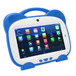 vingvo childrens tablet, dual camera quad core 7 inch kids tablet for girls (blue)