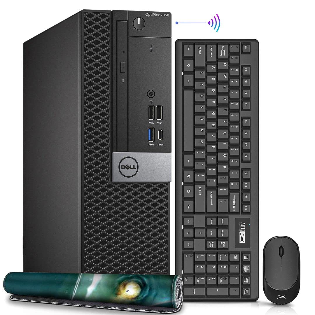 Dell OptiPlex 7050 Desktop Computers PC,Intel Core i7-6700 3.4GHz,32GB Ram 512GB M.2 NVMe SSD+2TB HDD,Intel AX200 Built-in WiFi 6,Bluetooth 5.2, HDMI,Refurbished Computer,Windows 10 Pro (Renewed)