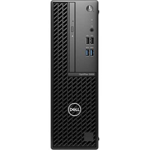 dell optiplex 3000 sff small form factor desktop computer - 12th gen intel core i3-12100 4-core up to 4.3 ghz cpu, 8gb ram, 4tb nvme ssd + 10tb hdd, intel uhd graphics 730, dvd-rw, windows 10 pro