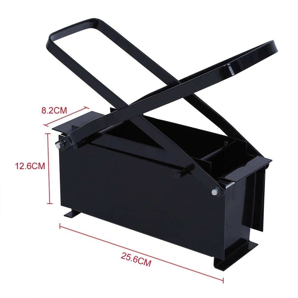 Paper Brick Maker, DIY Recycle Newspaper Briquette Maker Press Heavy Duty Iron Manual Waste Paper Log Maker for Heating Fire Stove Home Tool